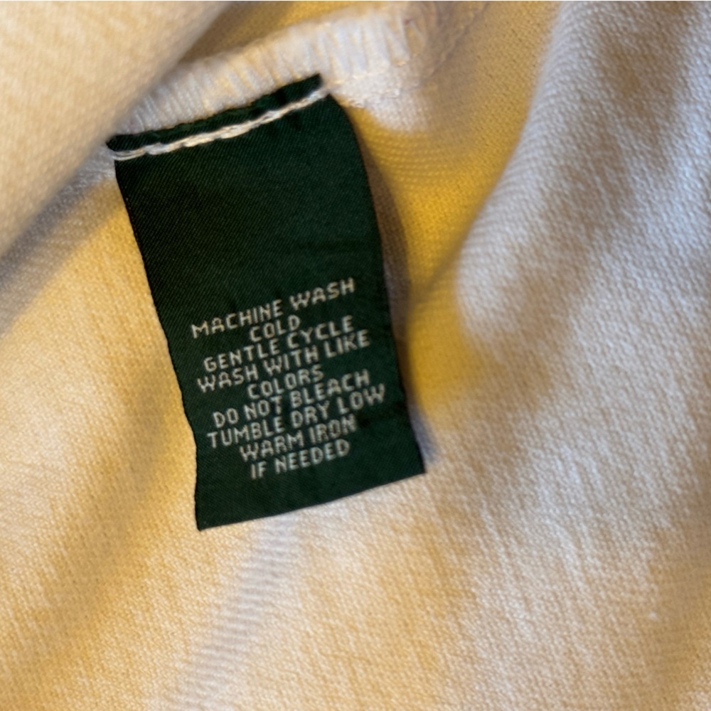Vintage Ralph Lauren White Denim Bomber Jacket - Picture 7 of 13